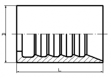 Roppantóhüvely 4SH/4SHP TÖMLŐHÖZ