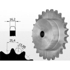 16B típus 1'' X 17,02 mm