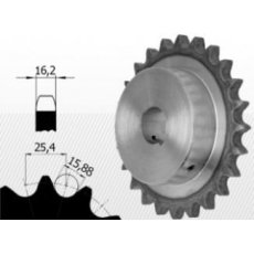 16B típus 1'' X 17,02 mm